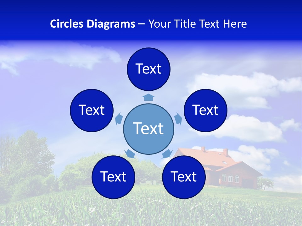 Green Hill House PowerPoint Template