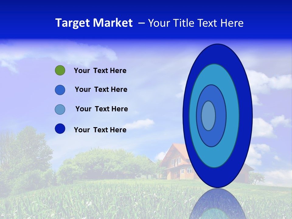 Green Hill House PowerPoint Template