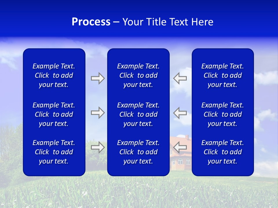 Green Hill House PowerPoint Template