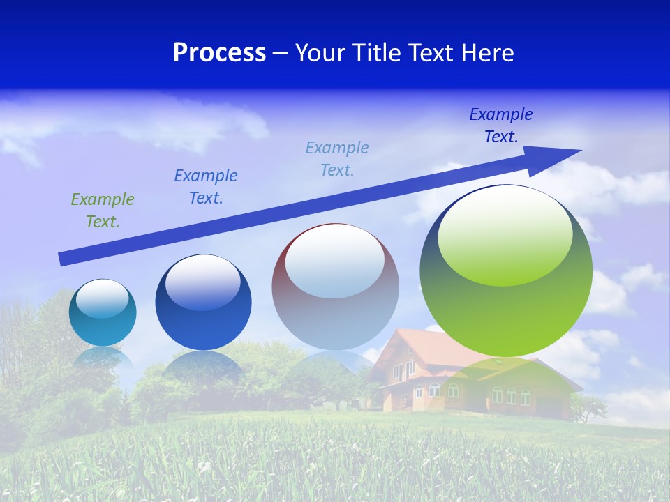 Green Hill House PowerPoint Template