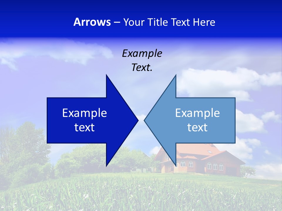 Green Hill House PowerPoint Template