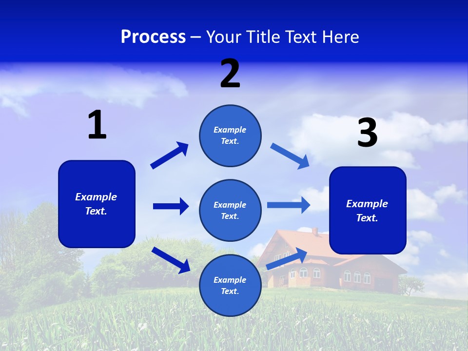 Green Hill House PowerPoint Template