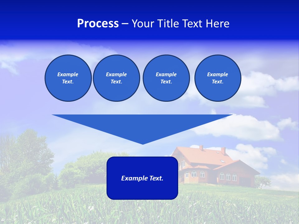 Green Hill House PowerPoint Template