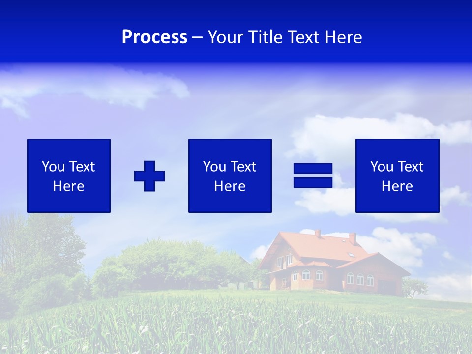 Green Hill House PowerPoint Template
