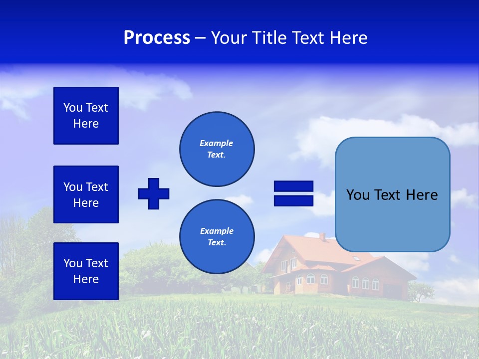 Green Hill House PowerPoint Template