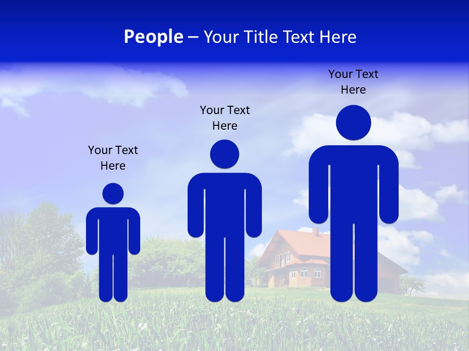 Green Hill House PowerPoint Template