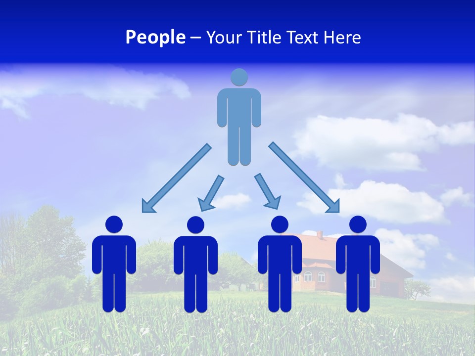 Green Hill House PowerPoint Template