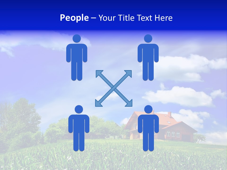 Green Hill House PowerPoint Template