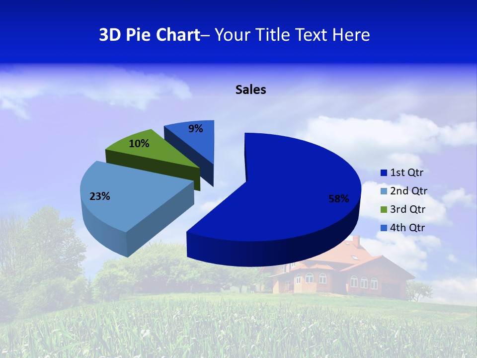 Green Hill House PowerPoint Template
