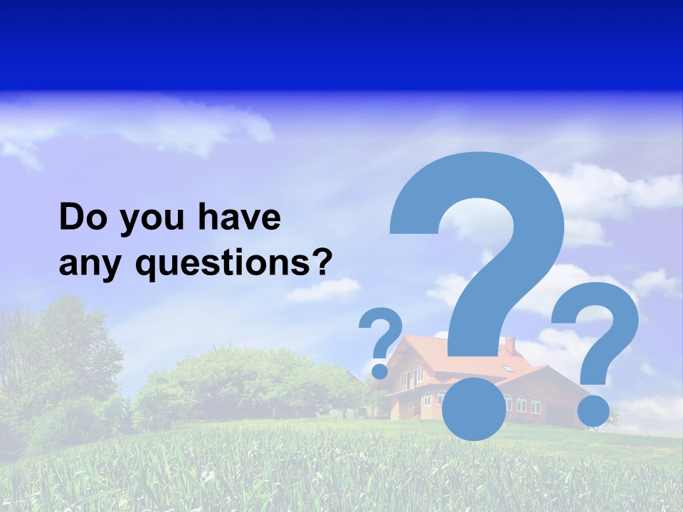 Green Hill House PowerPoint Template