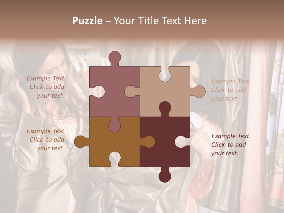 Try On Clothes PowerPoint Template