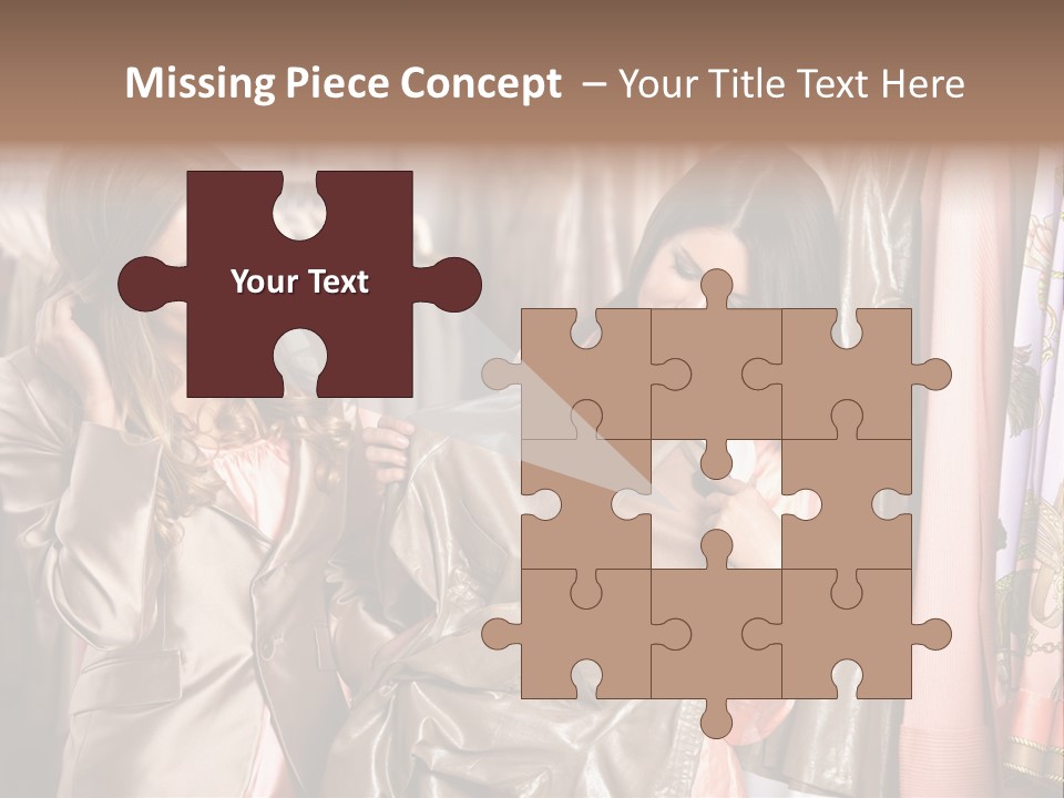 Try On Clothes PowerPoint Template