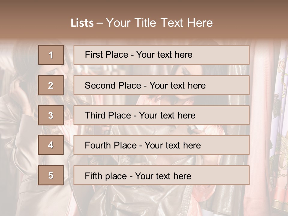 Try On Clothes PowerPoint Template