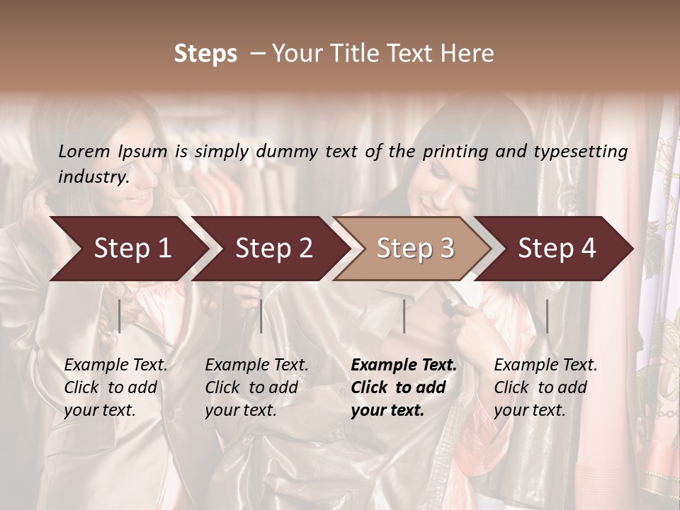 Try On Clothes PowerPoint Template