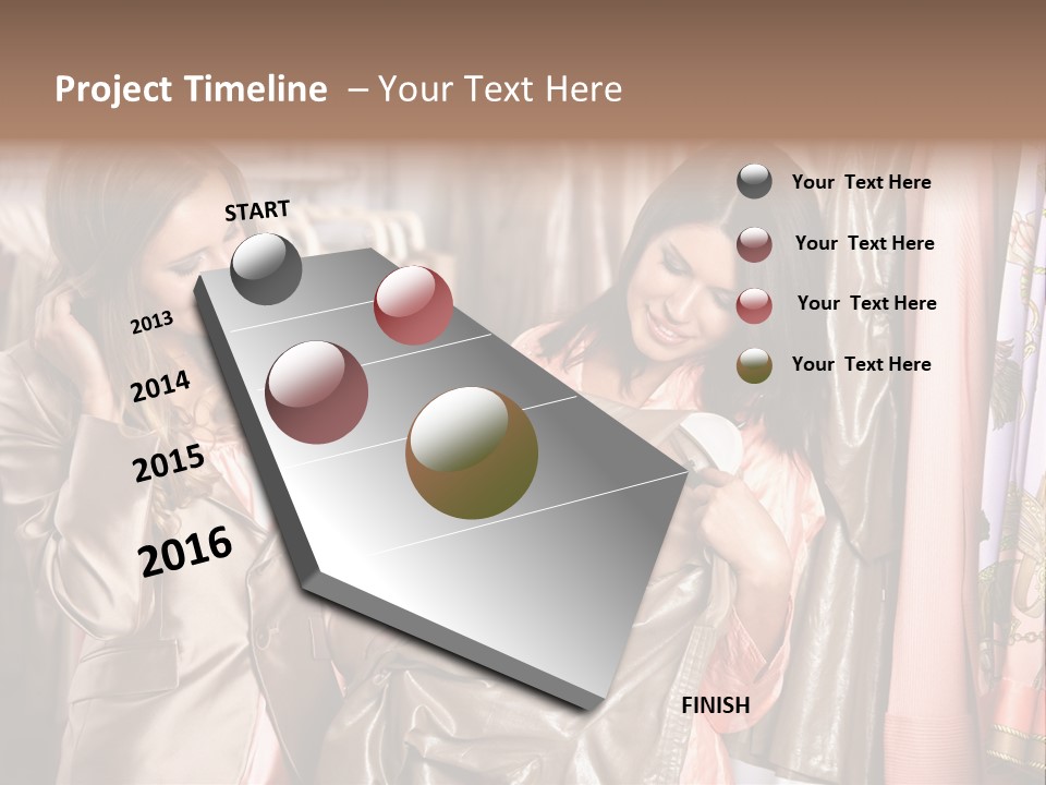 Try On Clothes PowerPoint Template