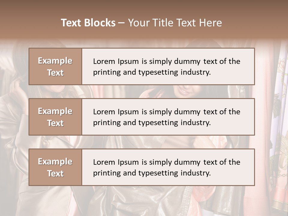 Try On Clothes PowerPoint Template