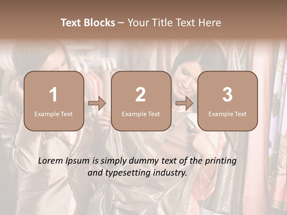 Try On Clothes PowerPoint Template