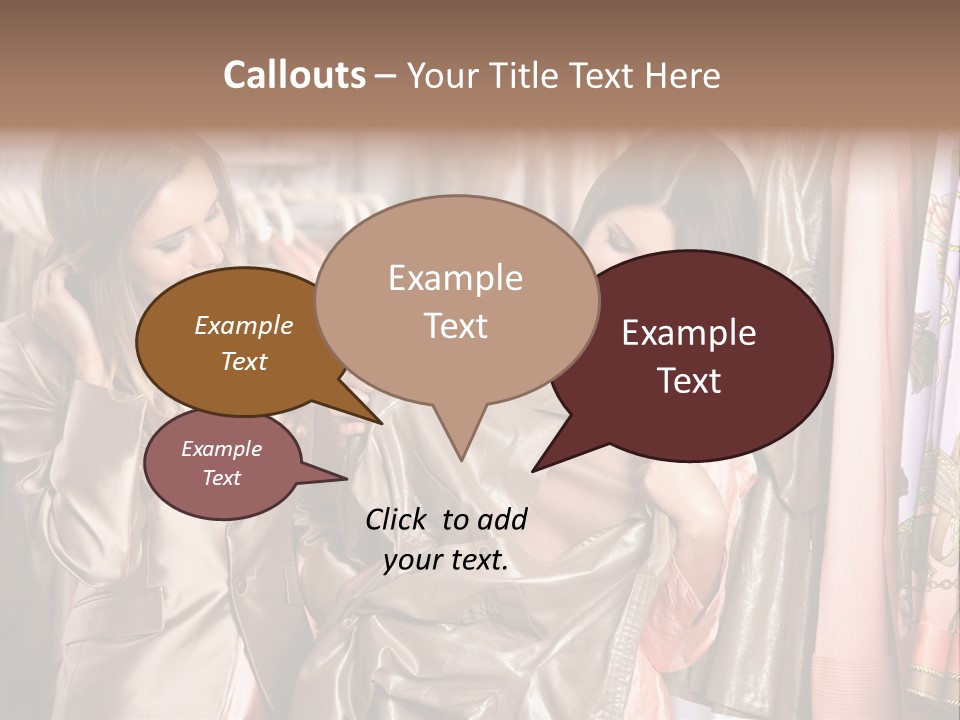 Try On Clothes PowerPoint Template