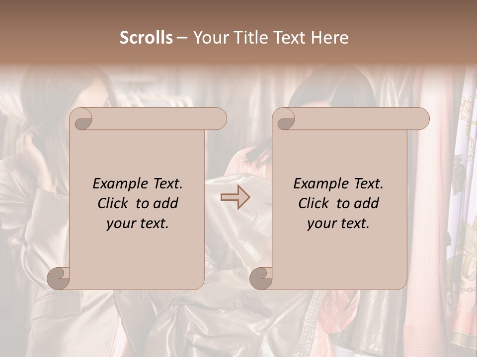 Try On Clothes PowerPoint Template