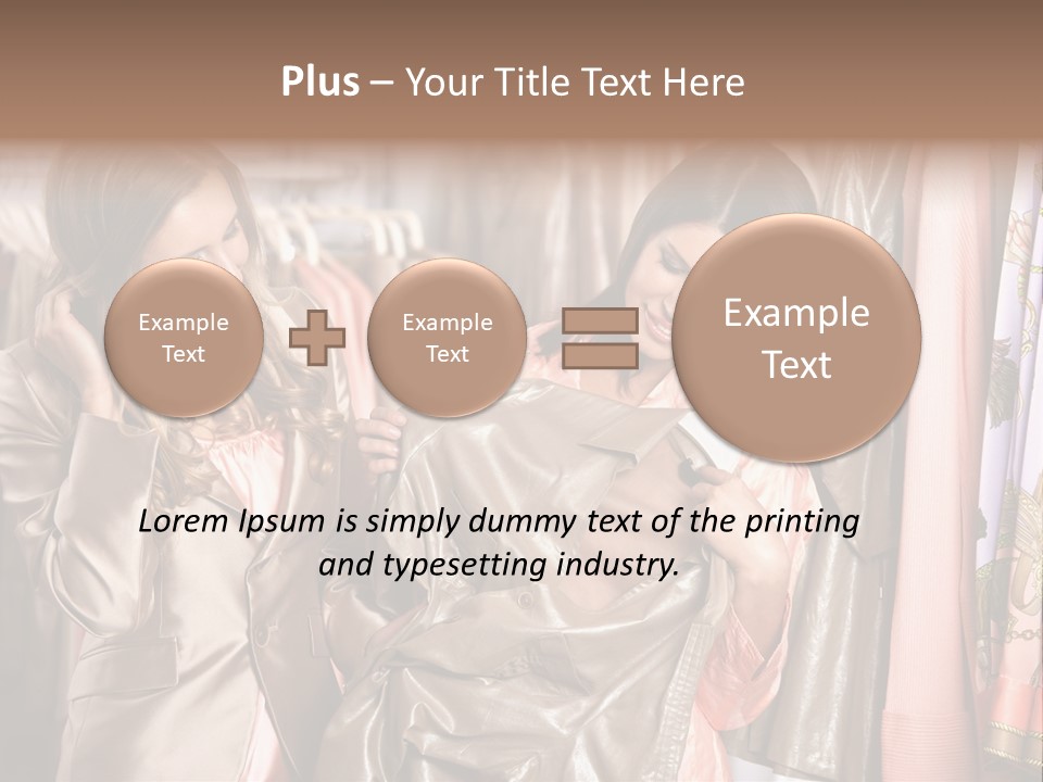 Try On Clothes PowerPoint Template