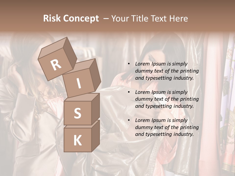 Try On Clothes PowerPoint Template