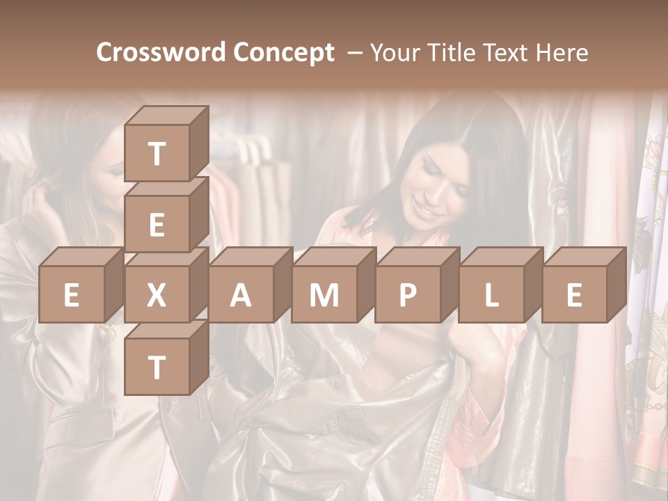 Try On Clothes PowerPoint Template