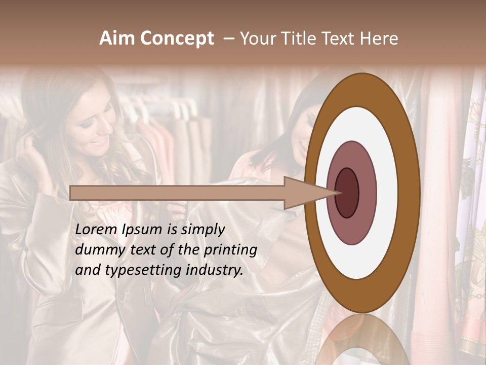 Try On Clothes PowerPoint Template