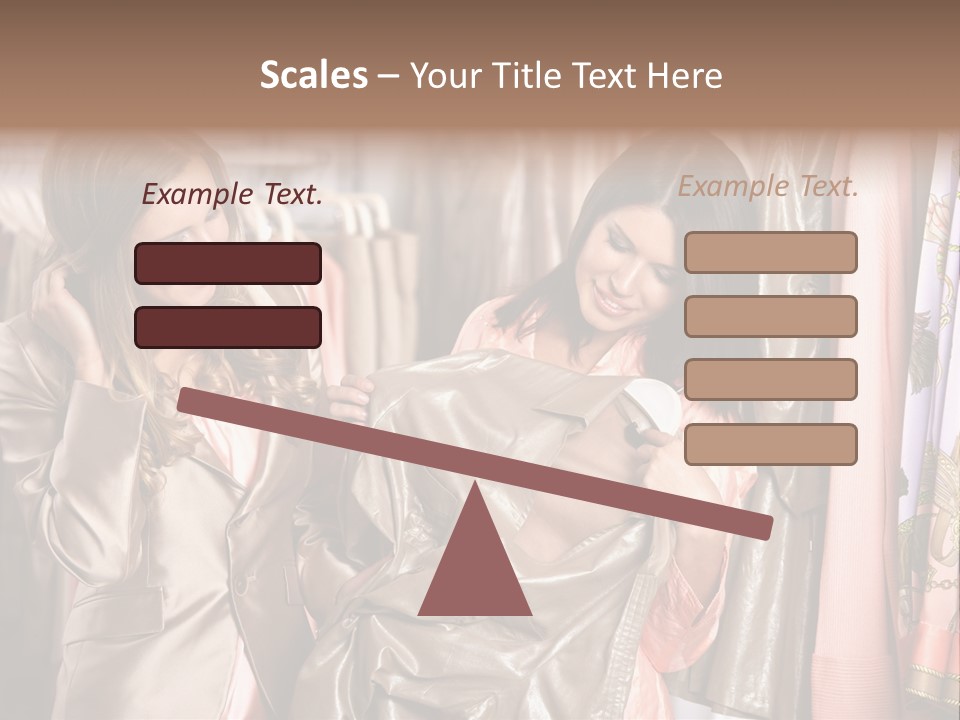 Try On Clothes PowerPoint Template