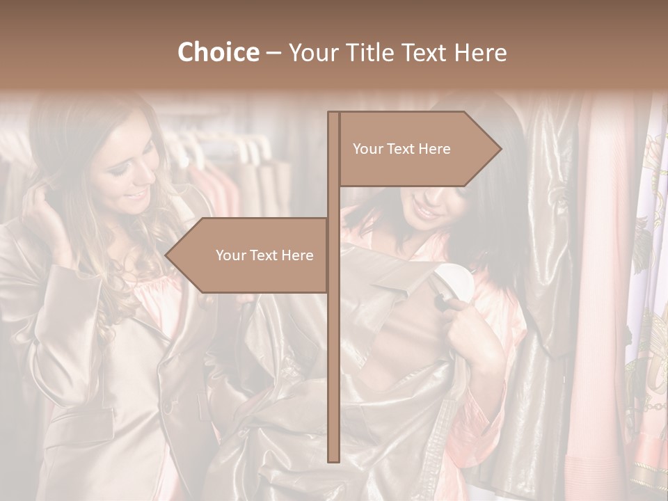 Try On Clothes PowerPoint Template