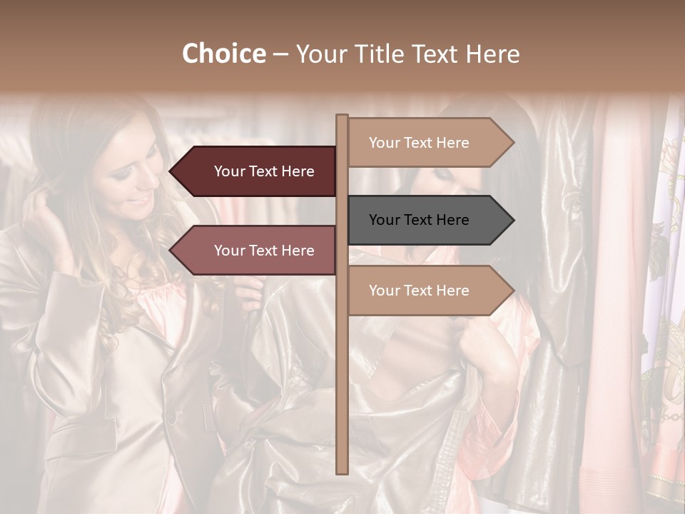 Try On Clothes PowerPoint Template