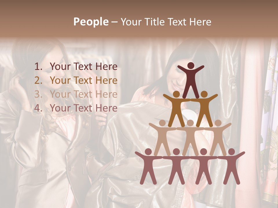 Try On Clothes PowerPoint Template