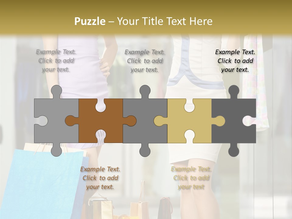 Beautiful Attractive Laughing PowerPoint Template