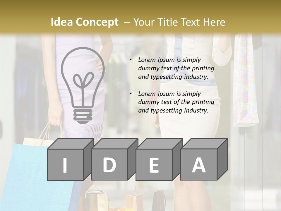 Beautiful Attractive Laughing PowerPoint Template