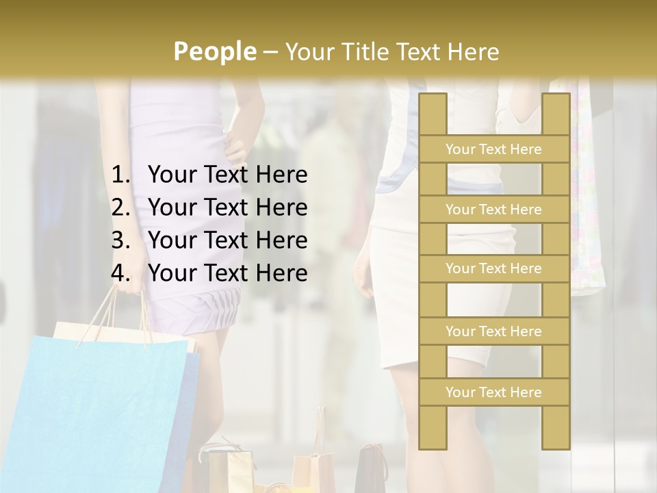 Beautiful Attractive Laughing PowerPoint Template