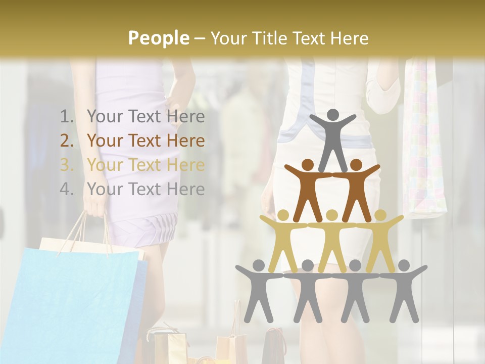 Beautiful Attractive Laughing PowerPoint Template