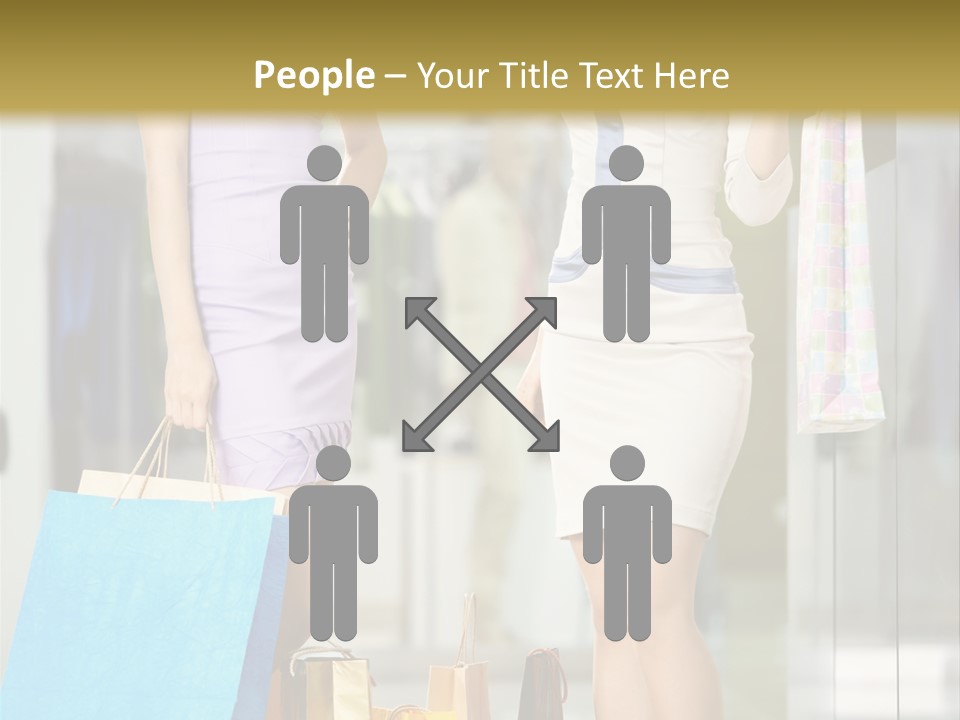 Beautiful Attractive Laughing PowerPoint Template