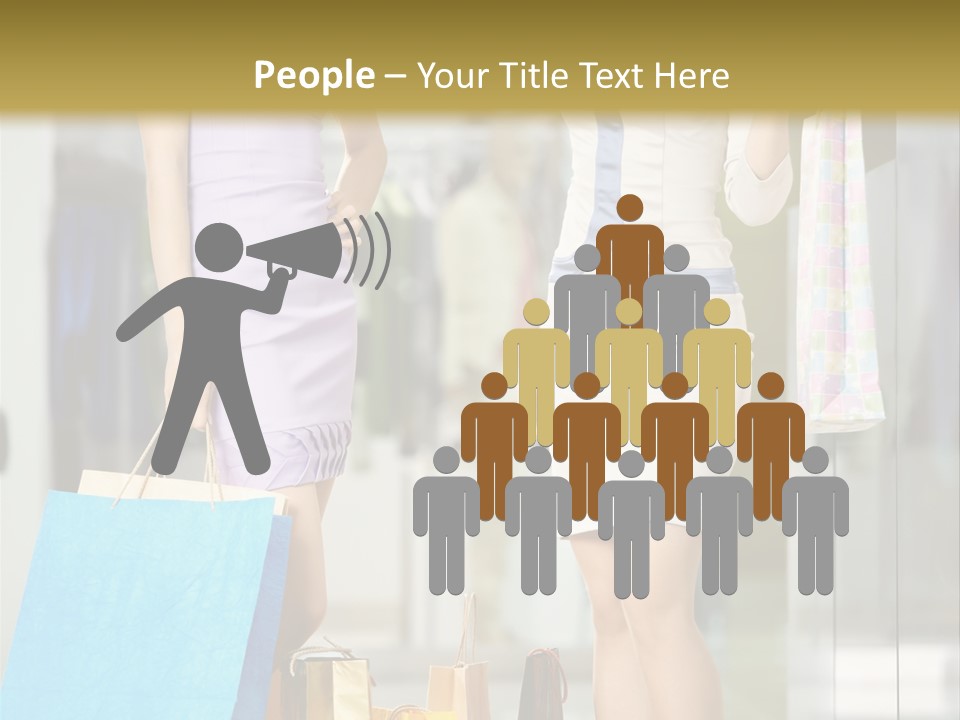 Beautiful Attractive Laughing PowerPoint Template