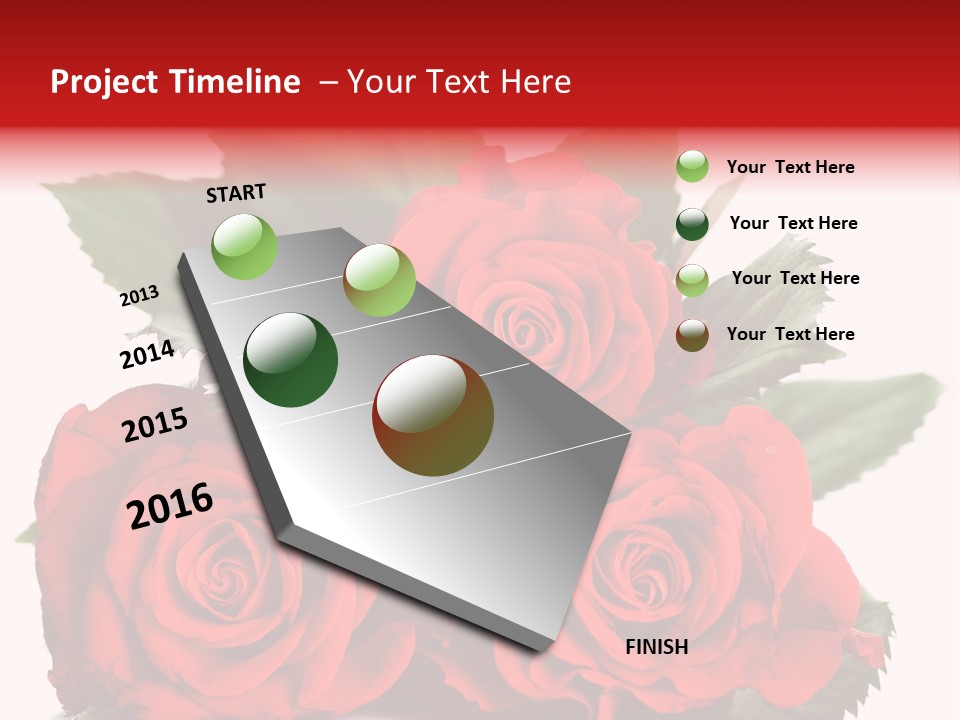 Roses Download PowerPoint Template