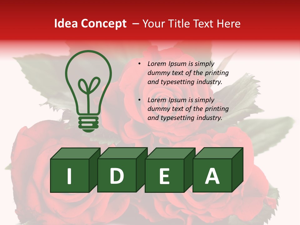 Roses Download PowerPoint Template