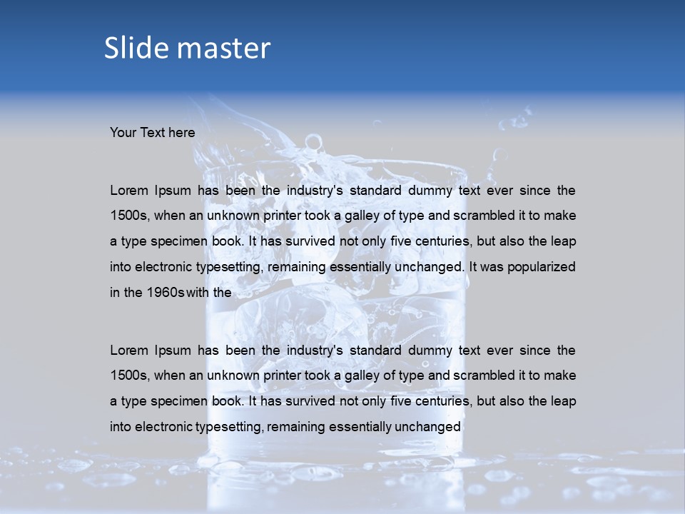 Shot Glasses Psd PowerPoint Template