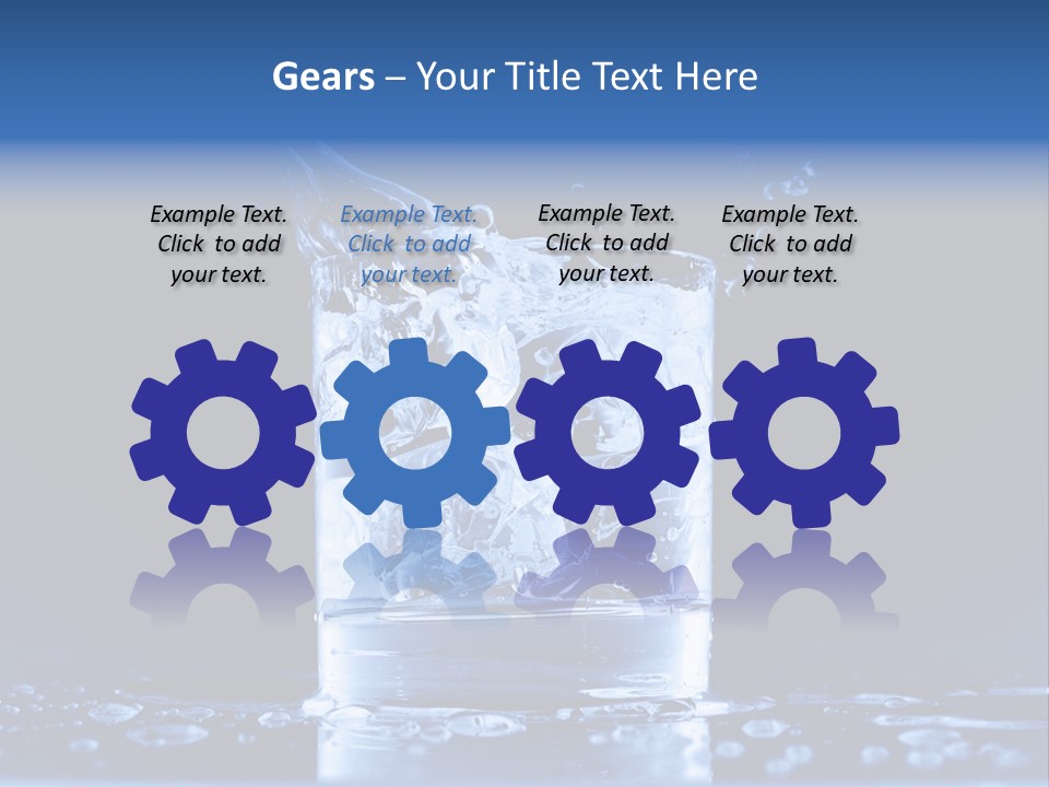 Shot Glasses Psd PowerPoint Template