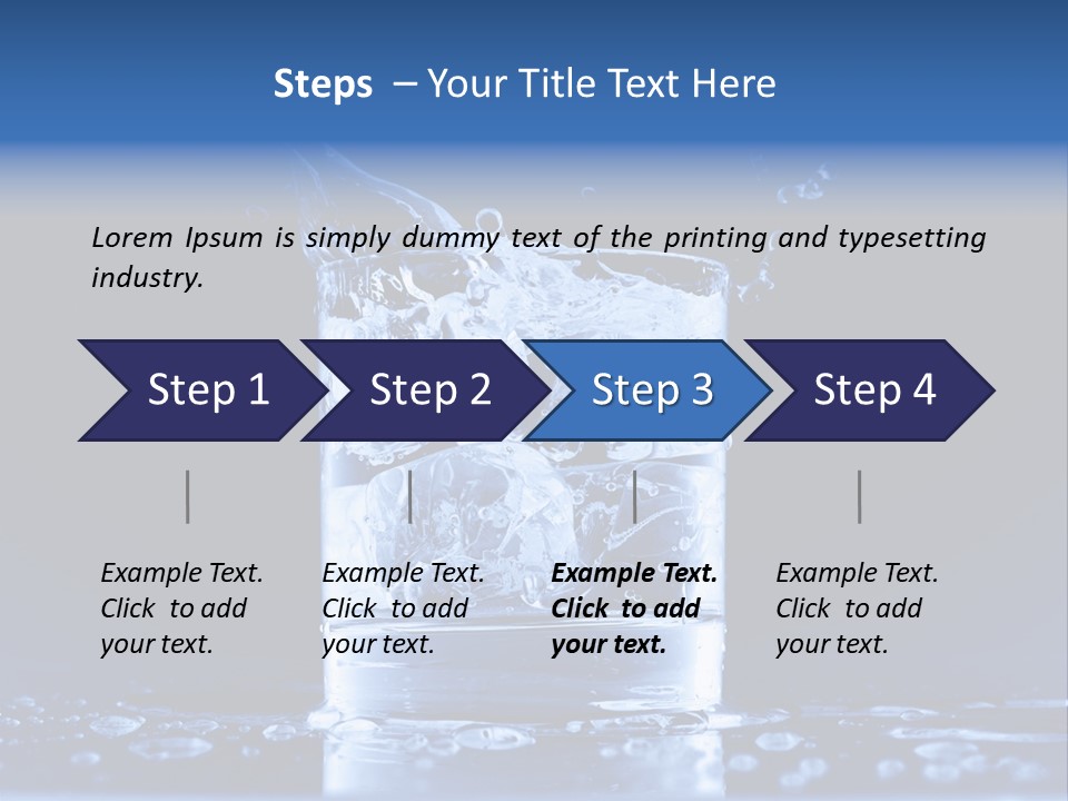 Shot Glasses Psd PowerPoint Template