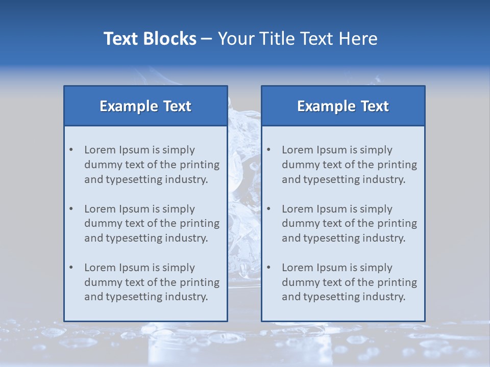 Shot Glasses Psd PowerPoint Template