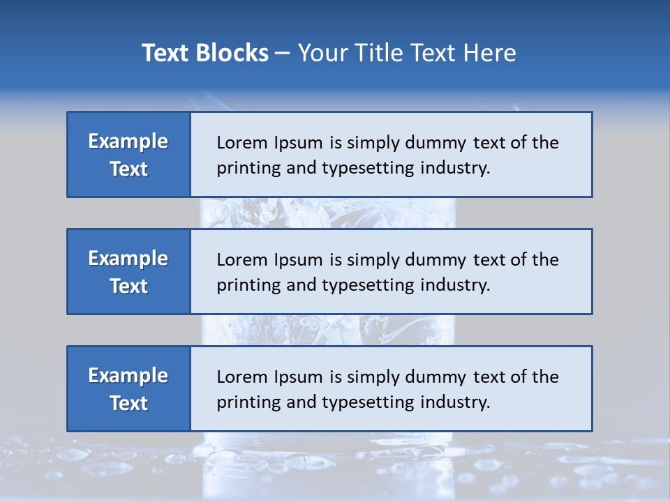 Shot Glasses Psd PowerPoint Template