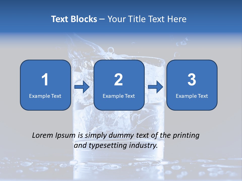 Shot Glasses Psd PowerPoint Template