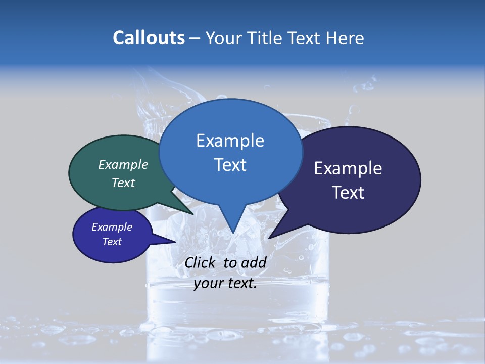 Shot Glasses Psd PowerPoint Template