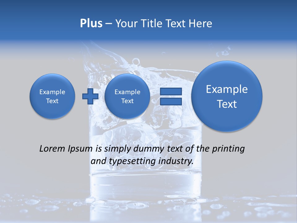 Shot Glasses Psd PowerPoint Template