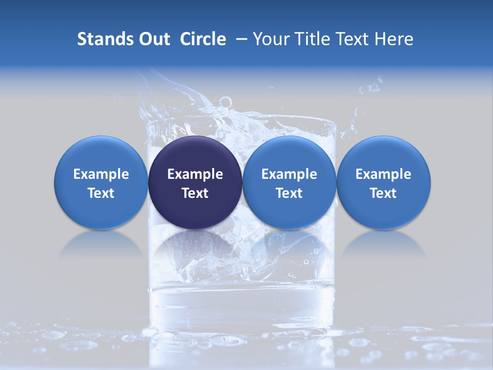 Shot Glasses Psd PowerPoint Template