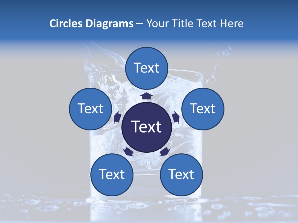 Shot Glasses Psd PowerPoint Template