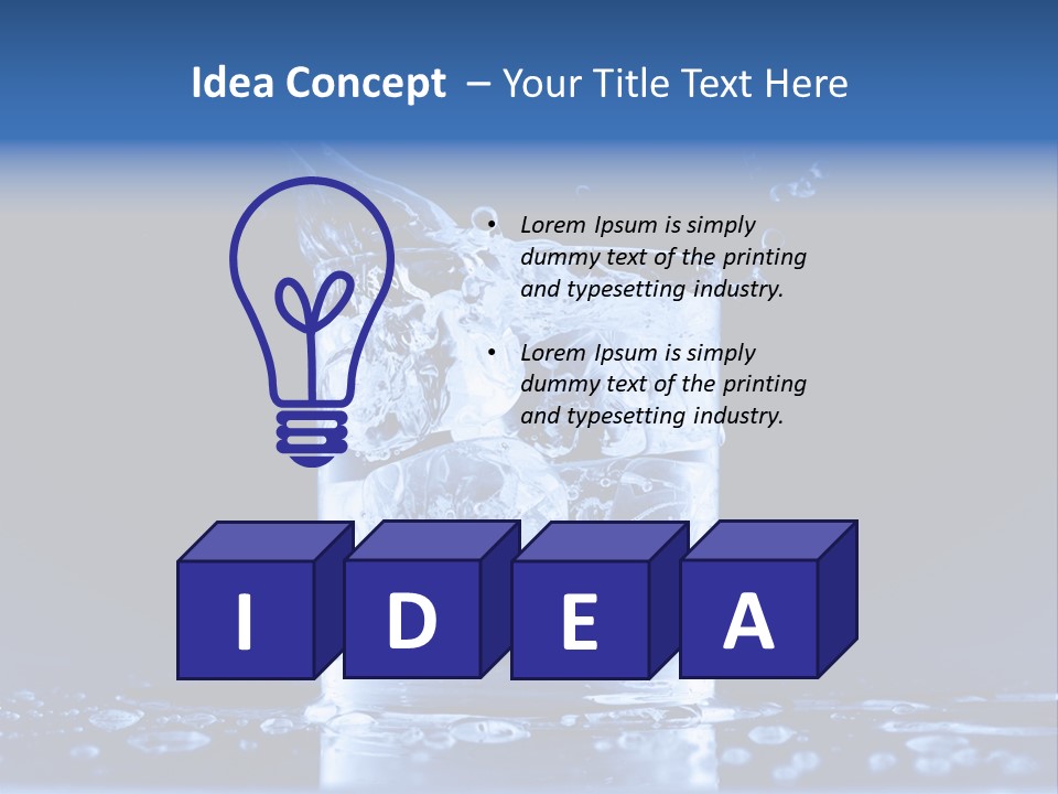 Shot Glasses Psd PowerPoint Template